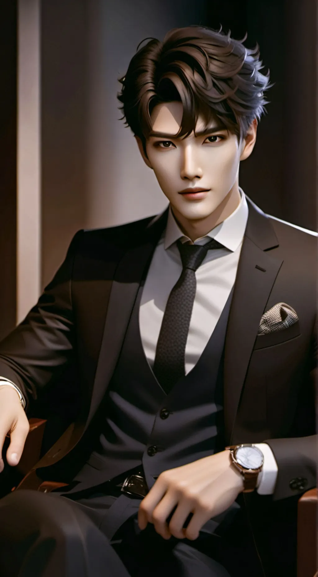 ai character: miles moretti  background