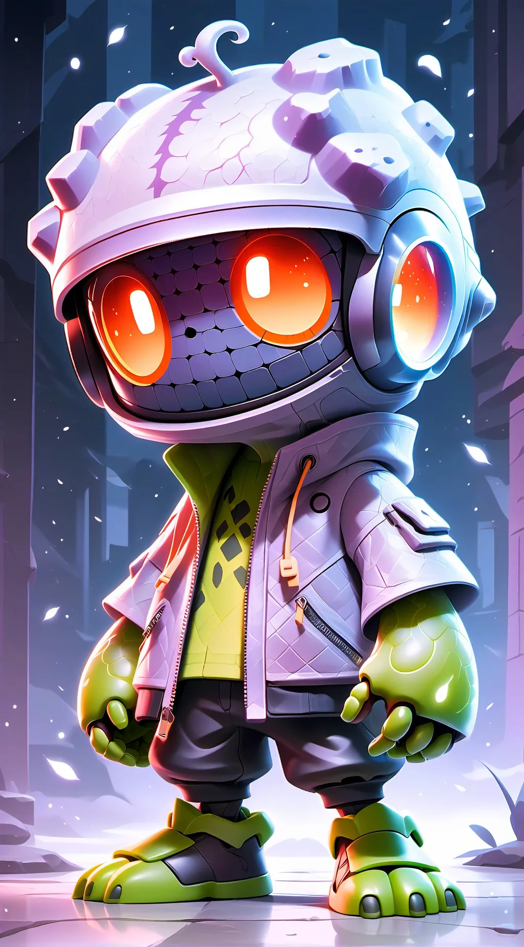 ai character: (ETL) Sprout X cos background