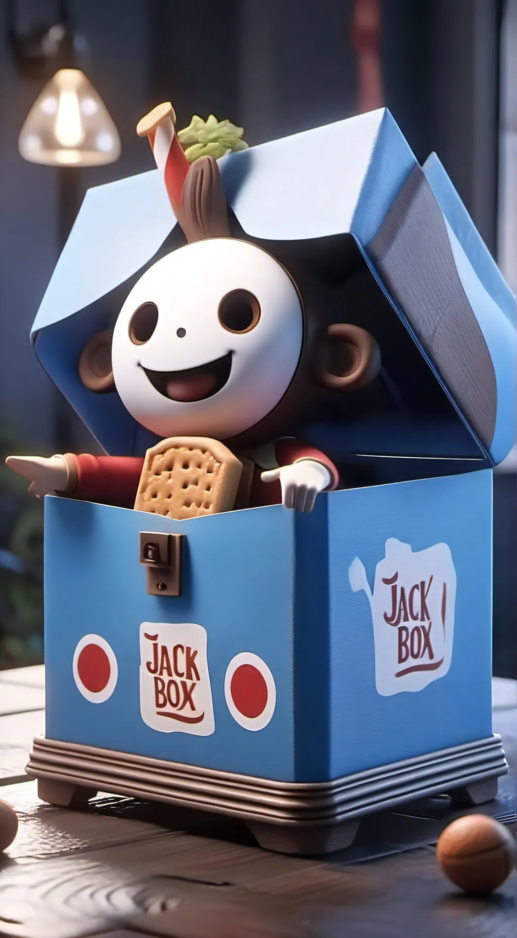 ai character: Boxten but- background