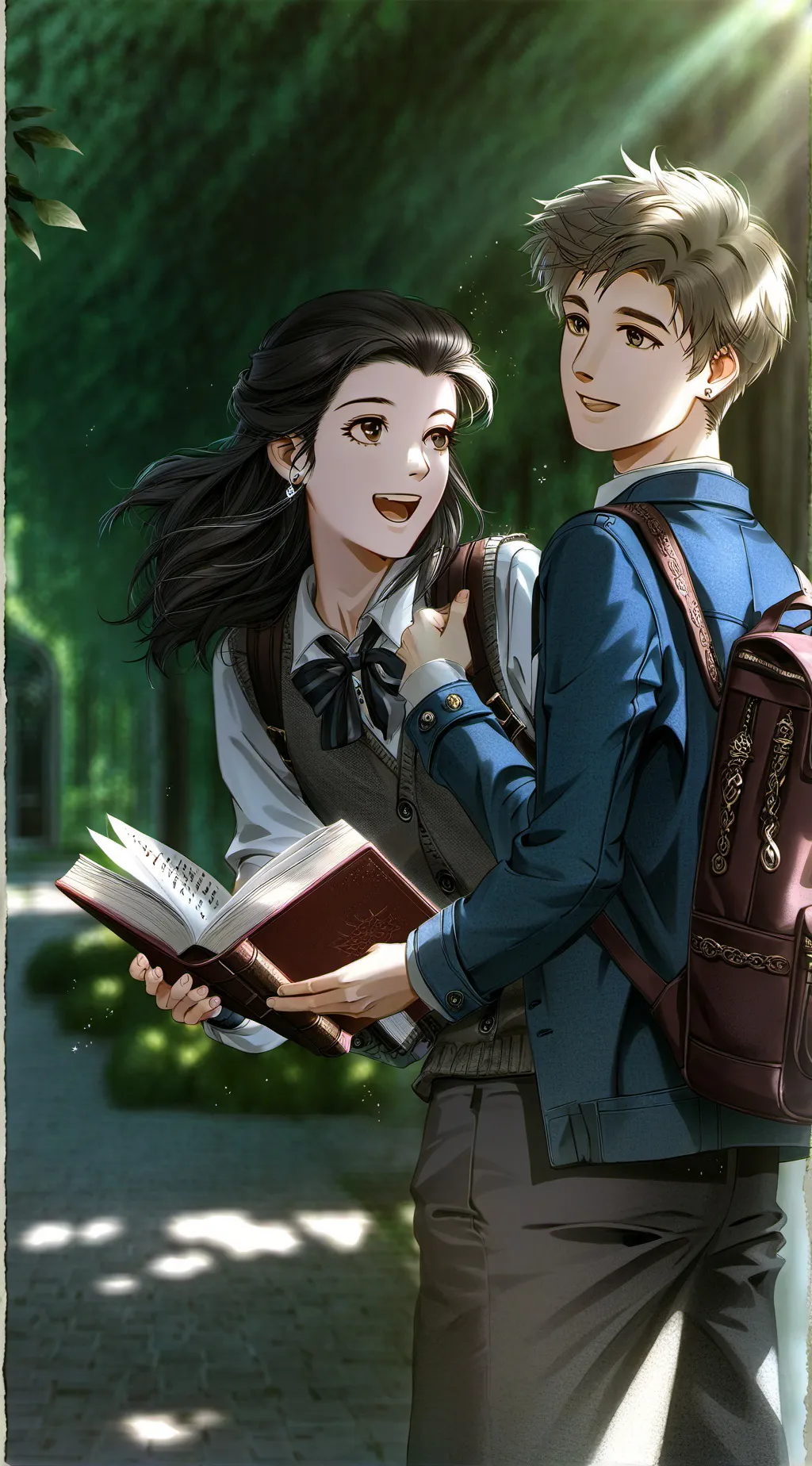 ai character: Mila and jake background