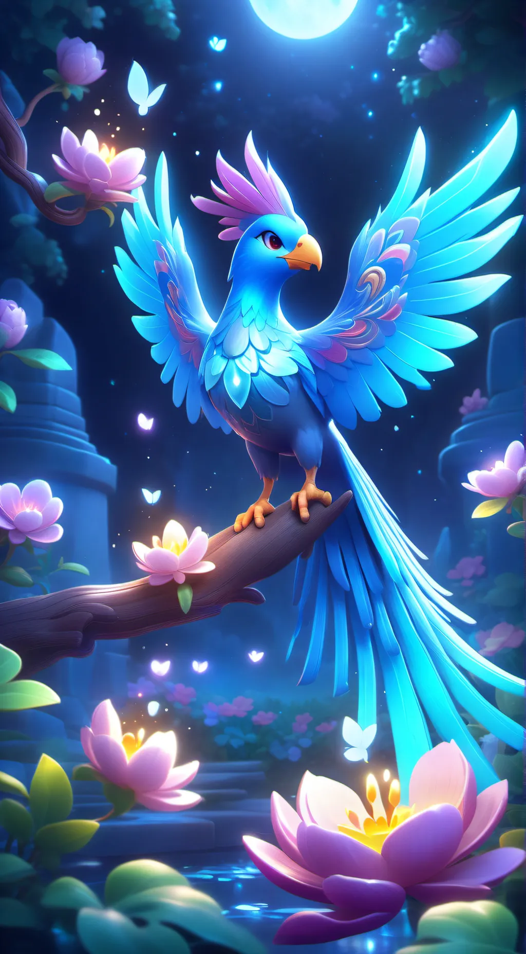 ai character: Stray kids holiday background