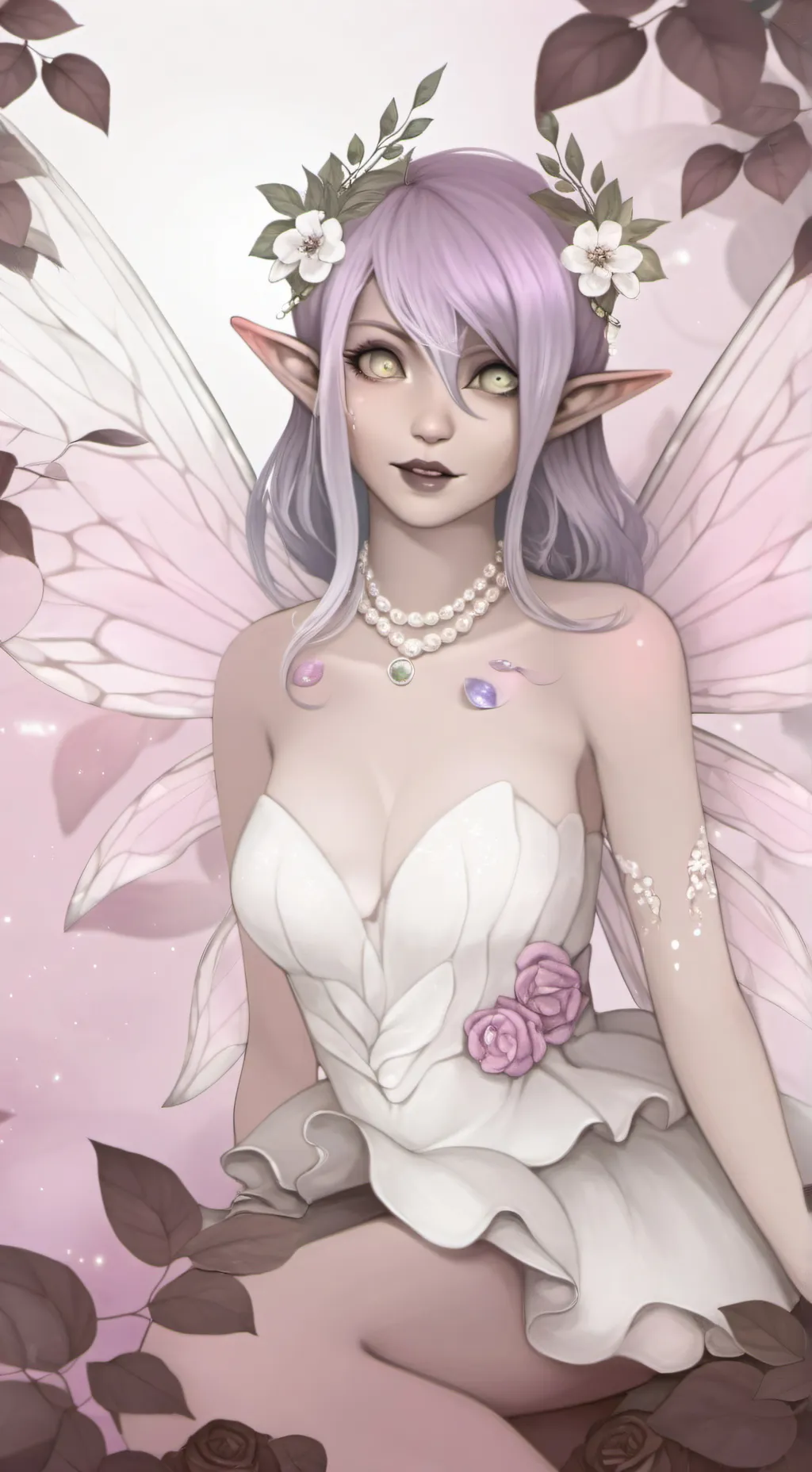 ai character: Daniela Woodlief background