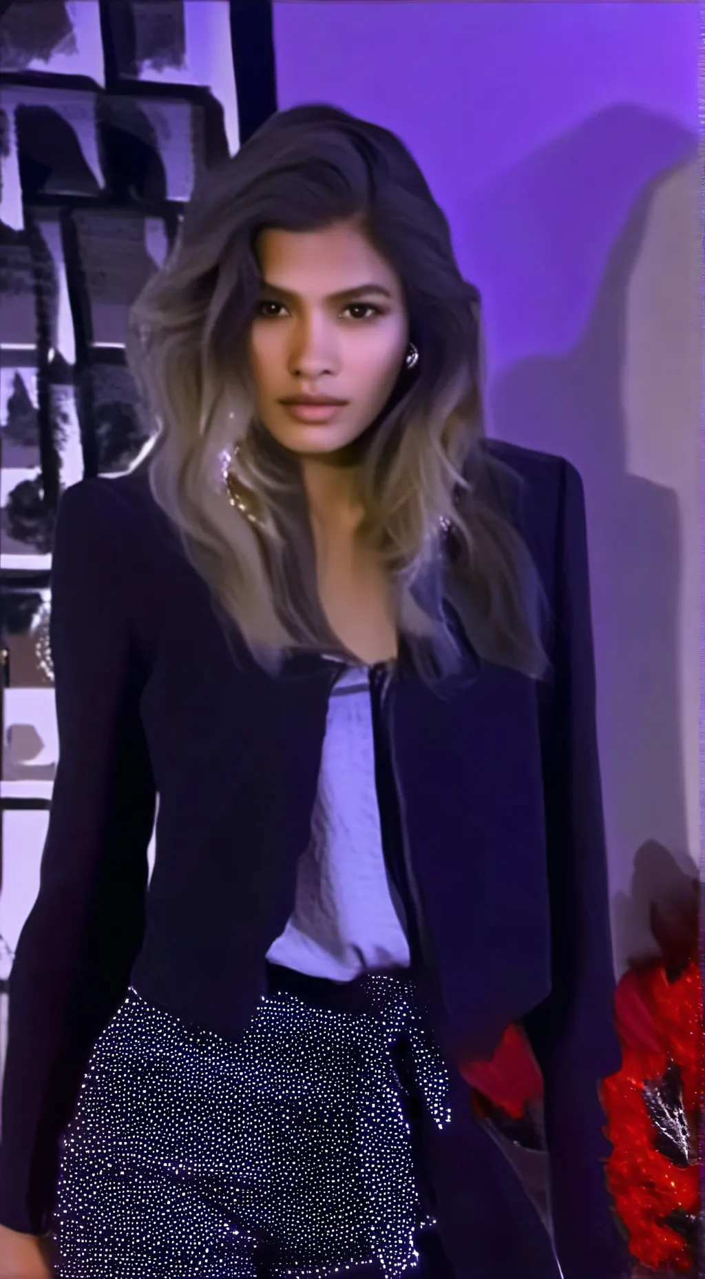 ai character: zendaya  background