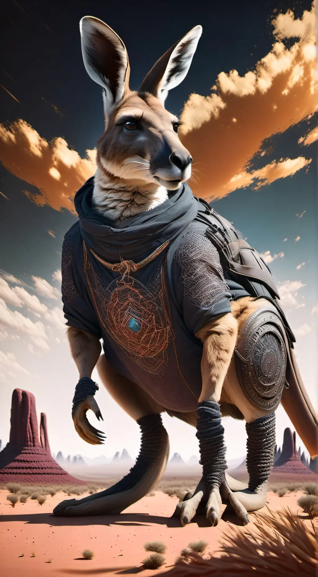 ai character: Luna background