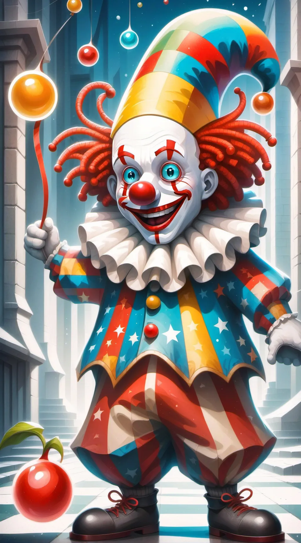 ai character: Screwball background