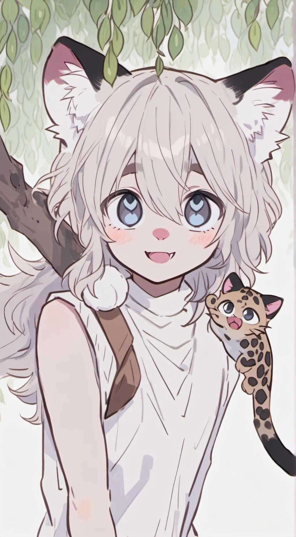 ai character: Leopard Tree Climber background