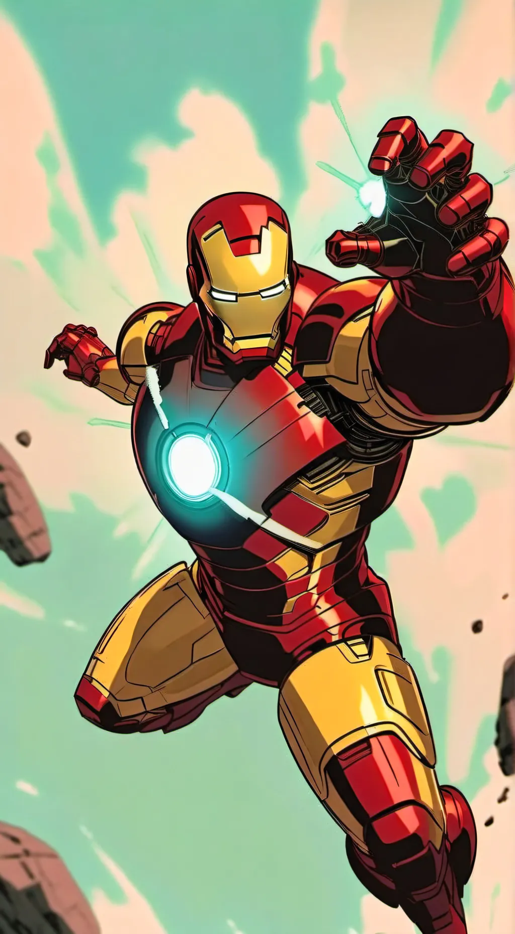 ai character: iron man background