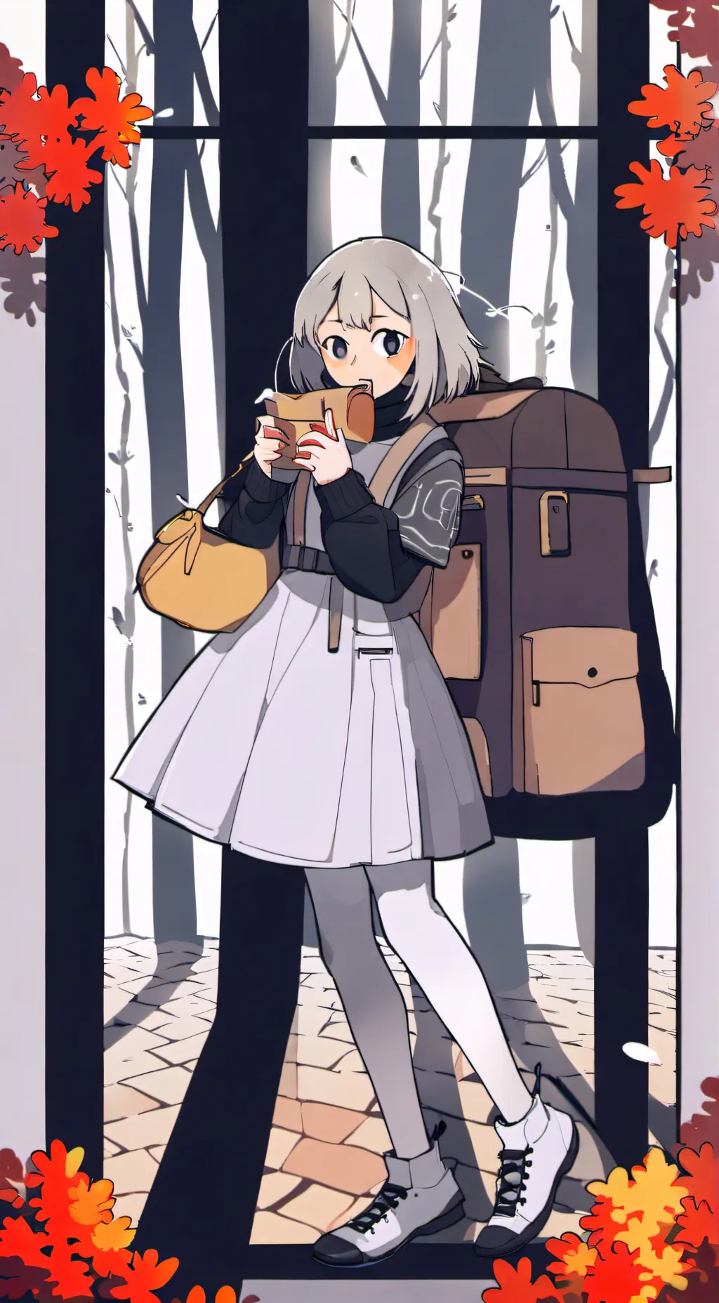 ai character: wenda😀 background