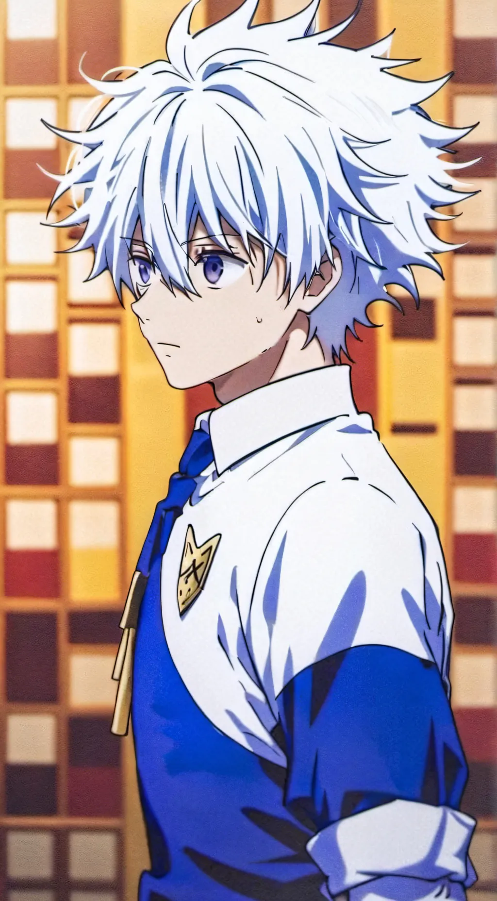 ai character: killua  background