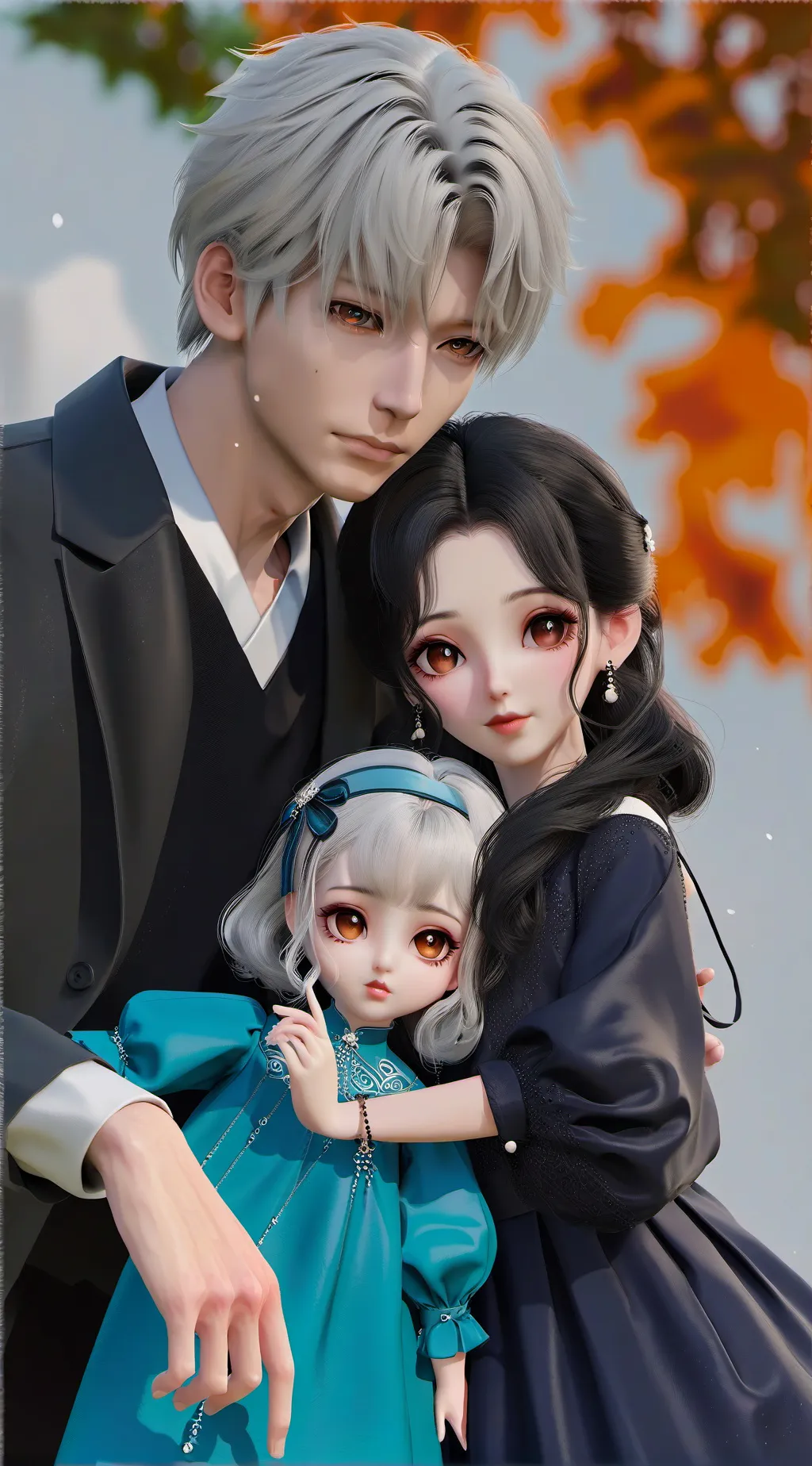 ai character: 💗💫MOM and DAD💫💝 background