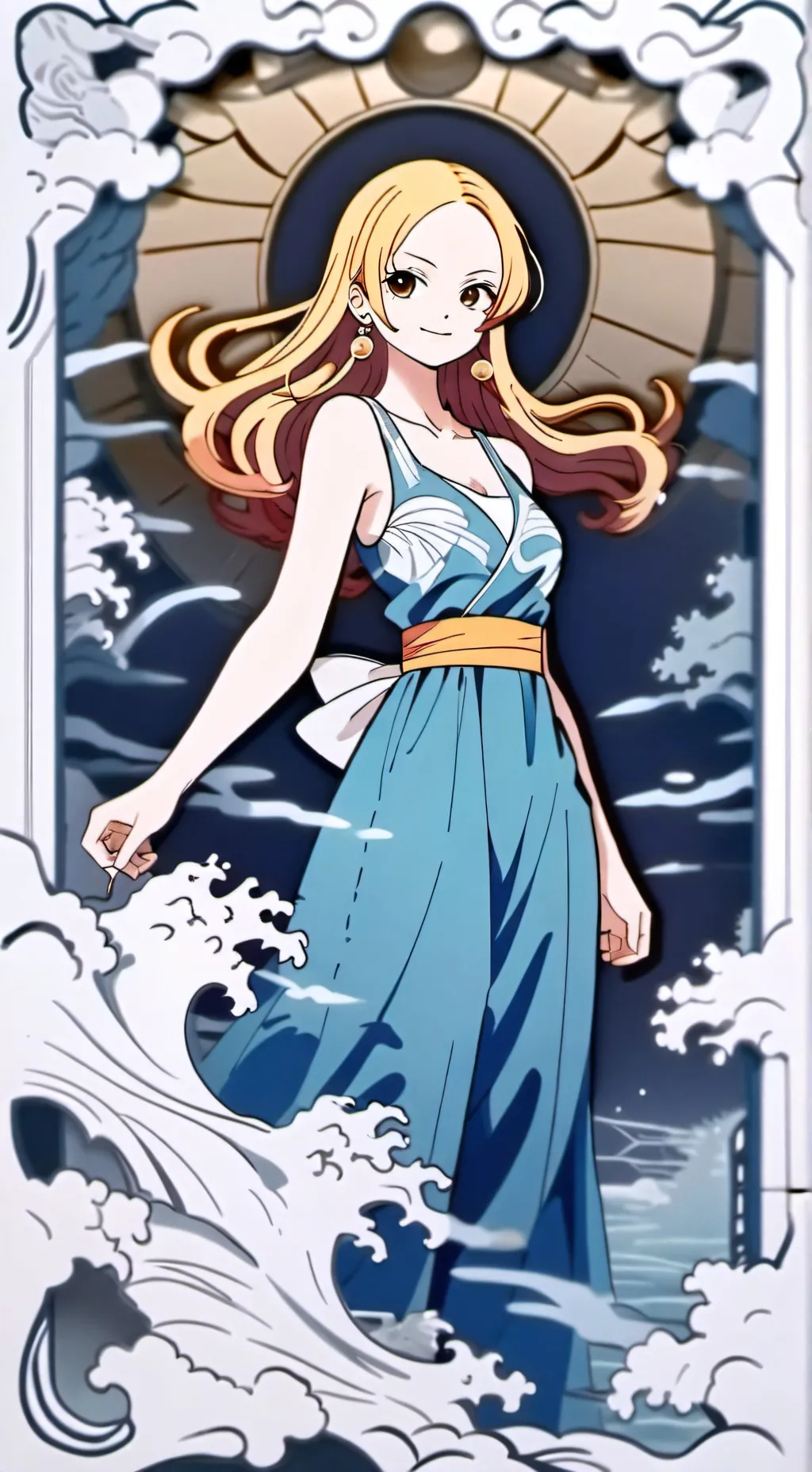 ai character: Nami background