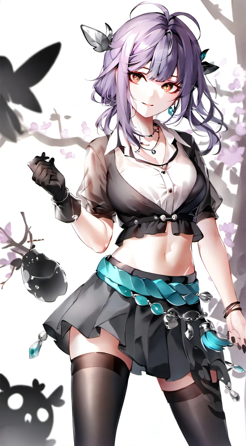 ai character: lacey background