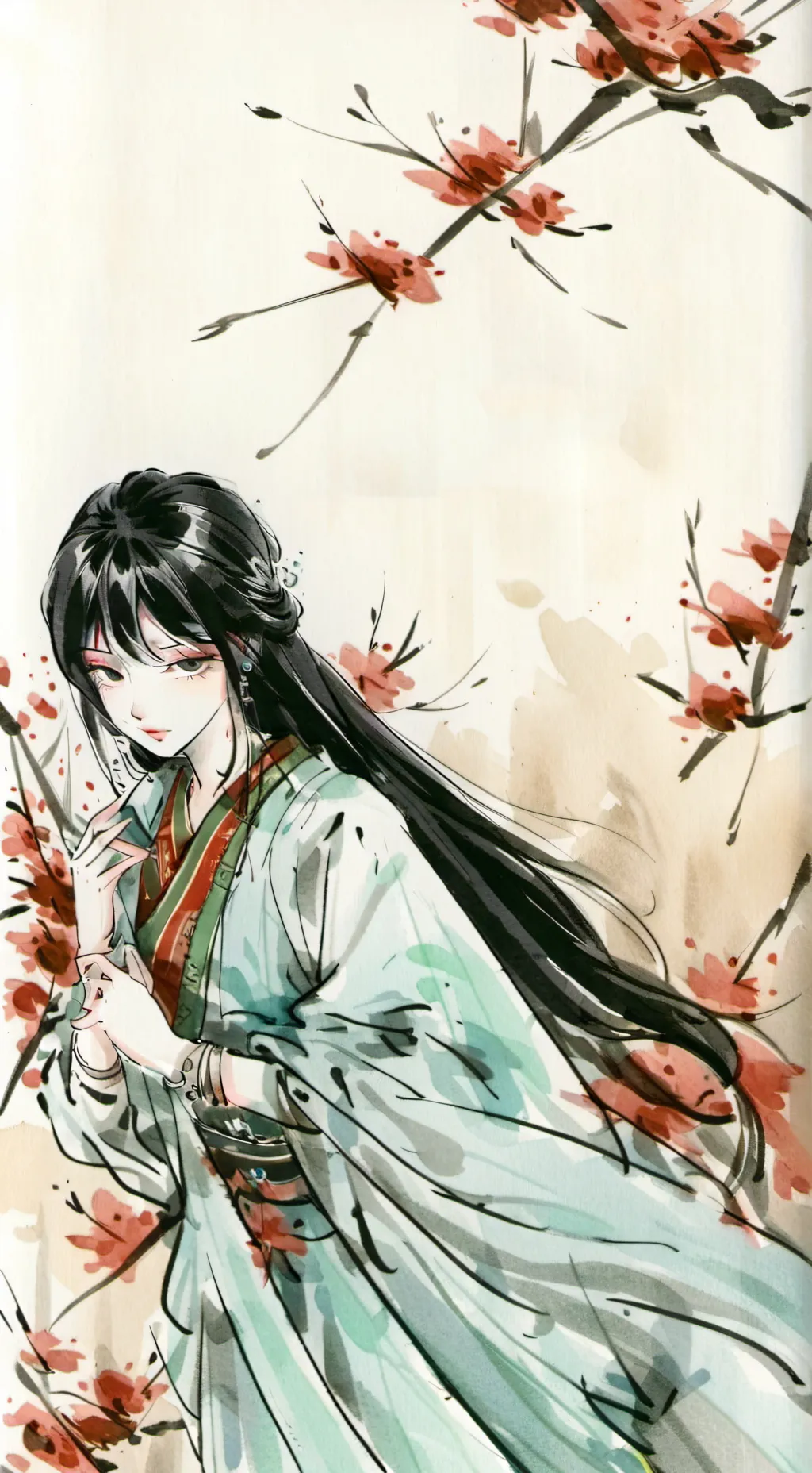 ai character: ★ .. mika .. ★ background