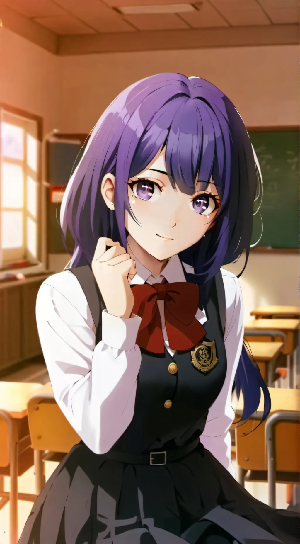 ai character: Shoko O'Hara 💔 background