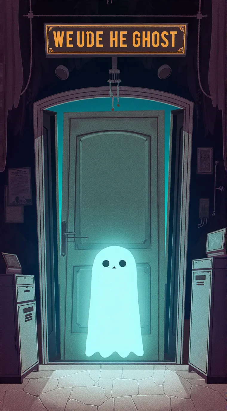 ai character: The haunted house background