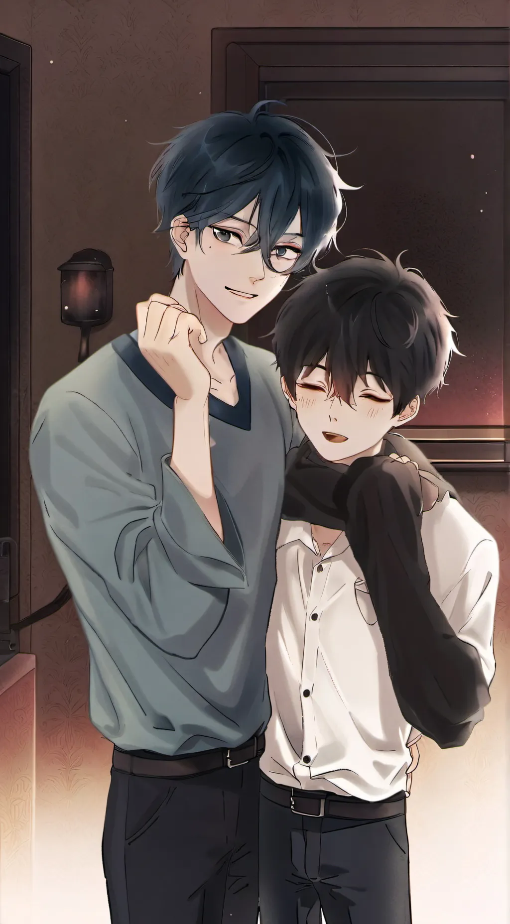 ai character: Max and lucas background