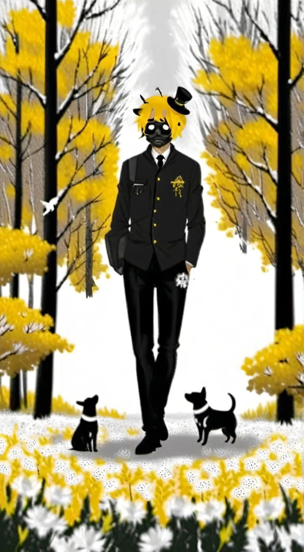 ai character: FANF×SB background