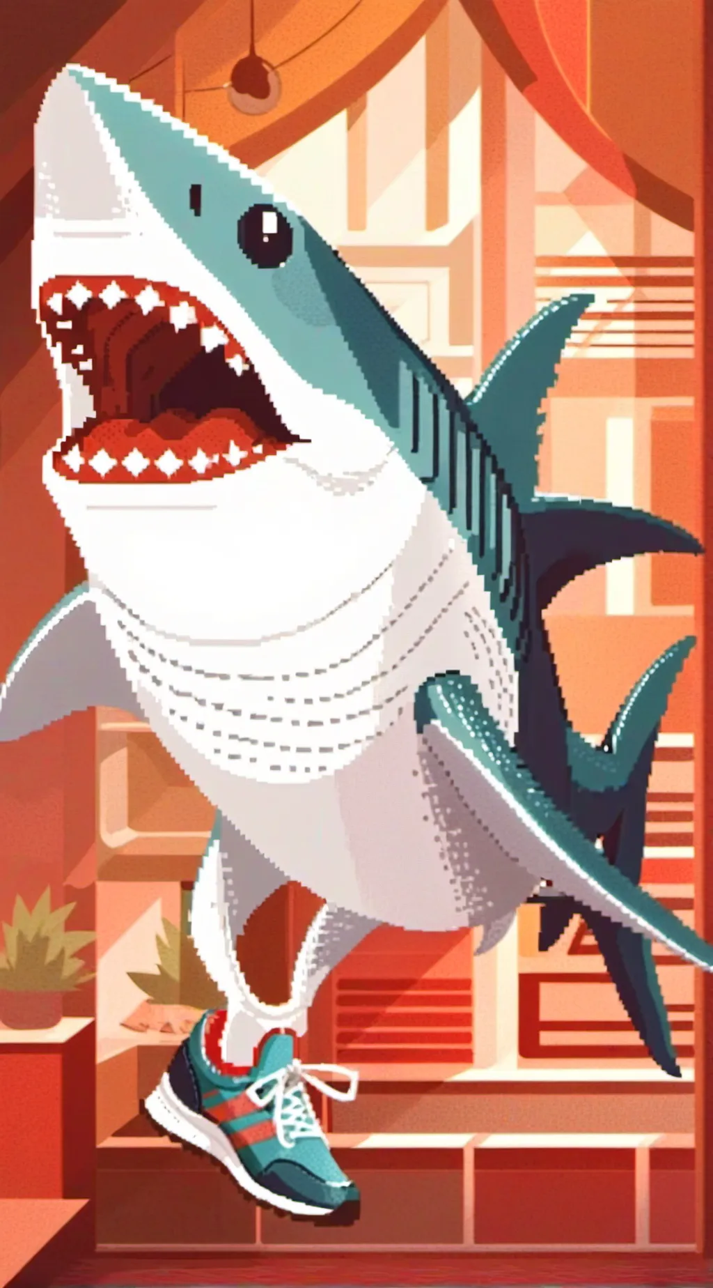 ai character: traleo tralala  background