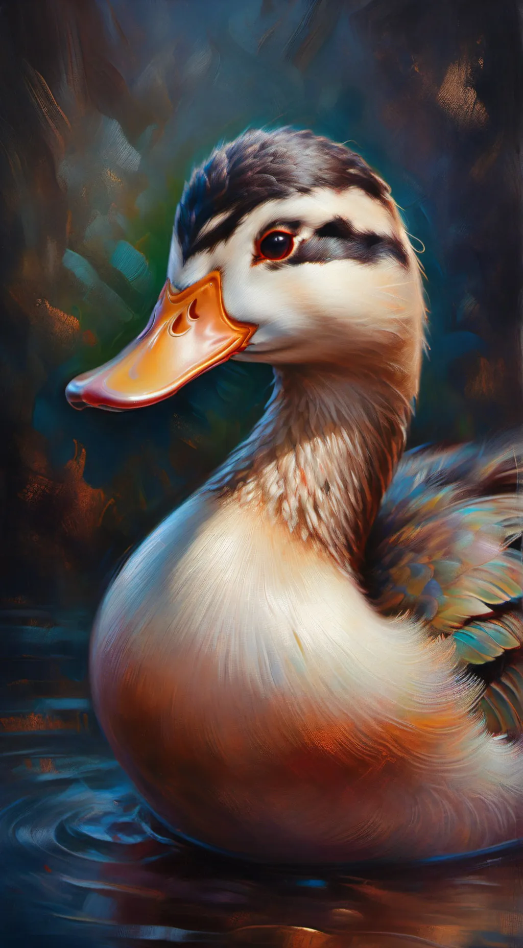 ai character: pato epico🤑 background