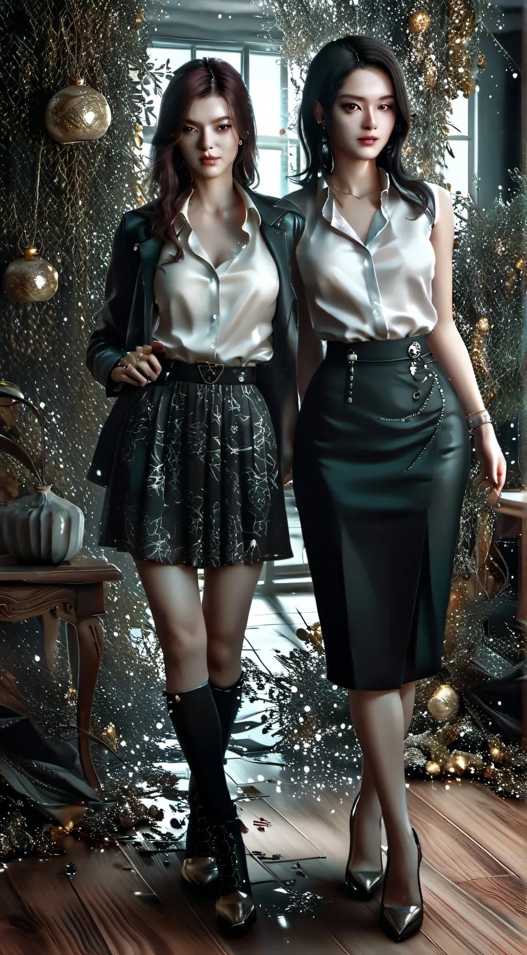 ai character: stay or leave background