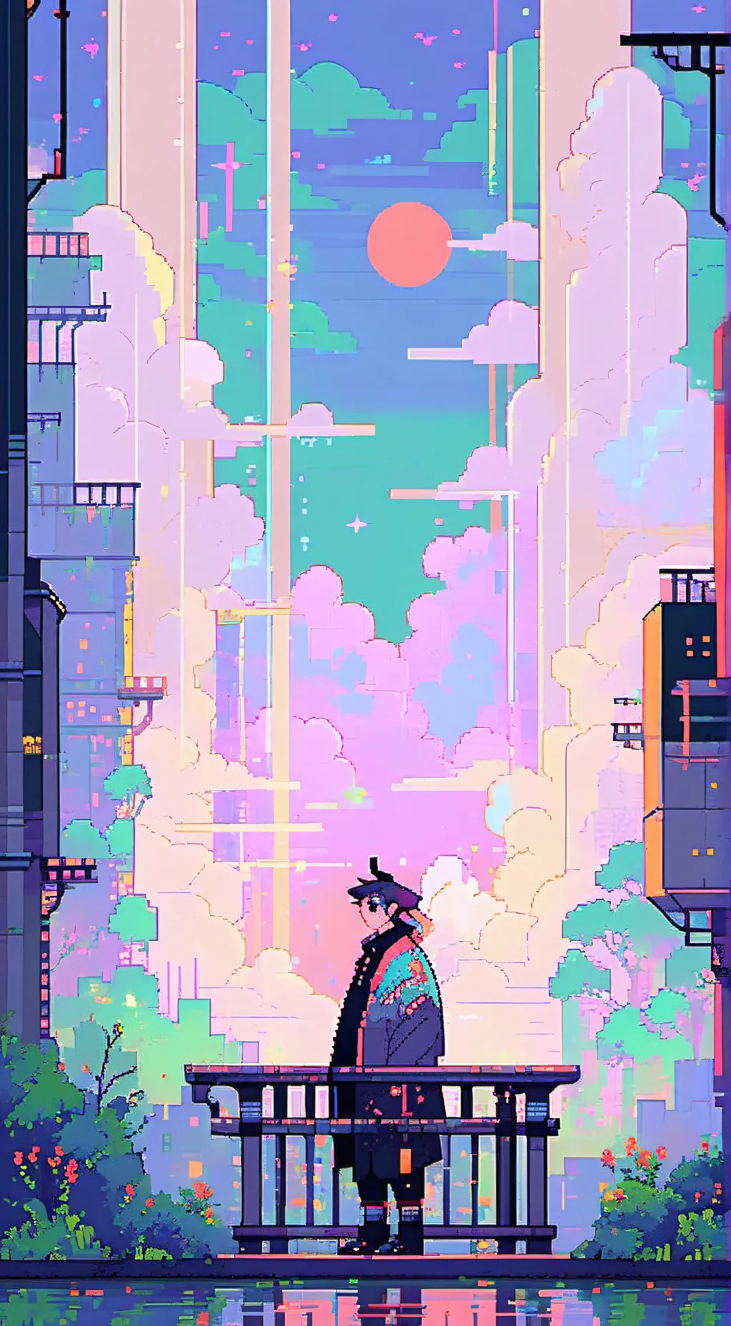 ai character: Message to all background