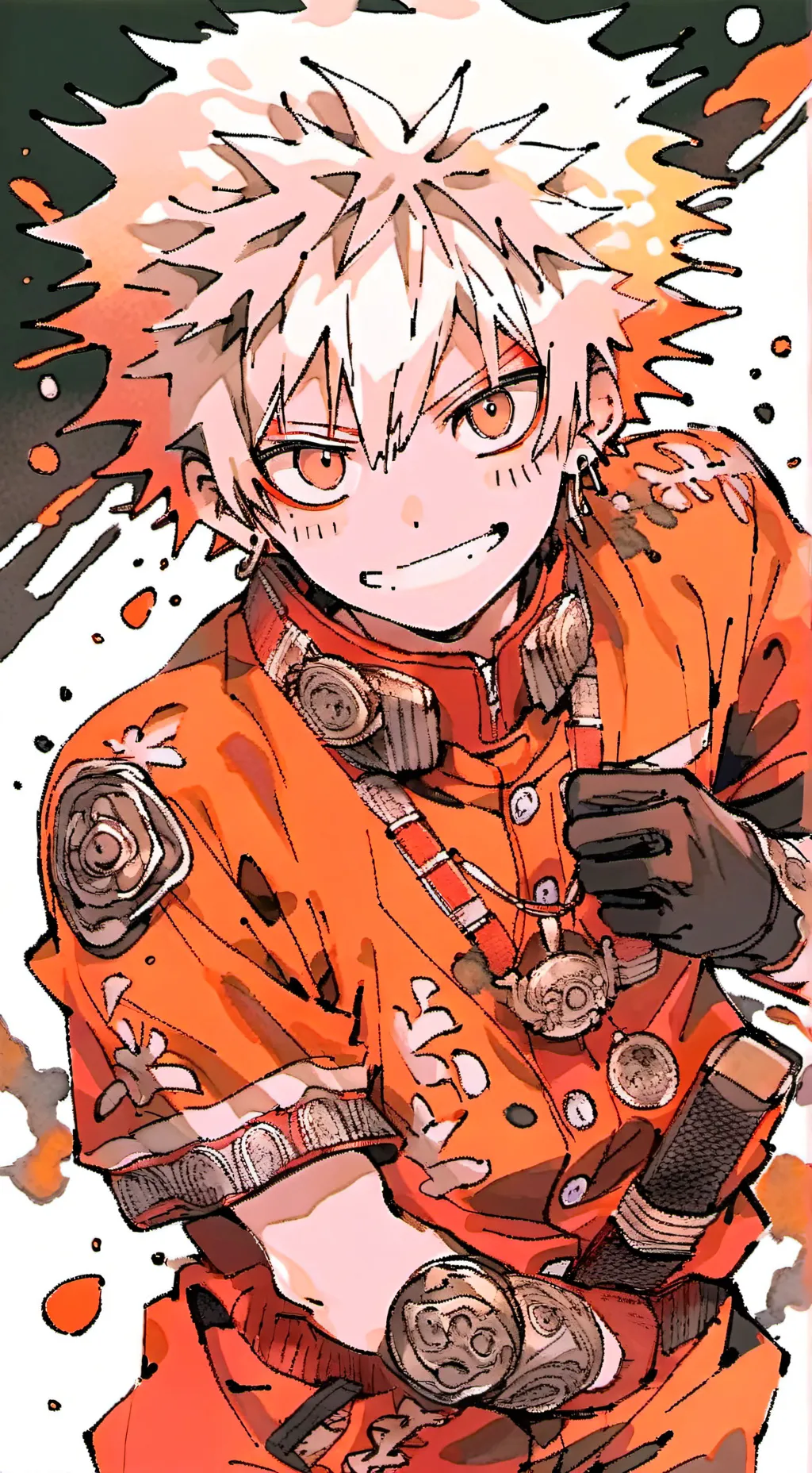 ai character: Bakugo  background
