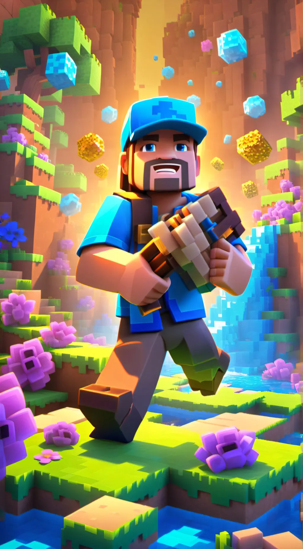 ai character: Steve background