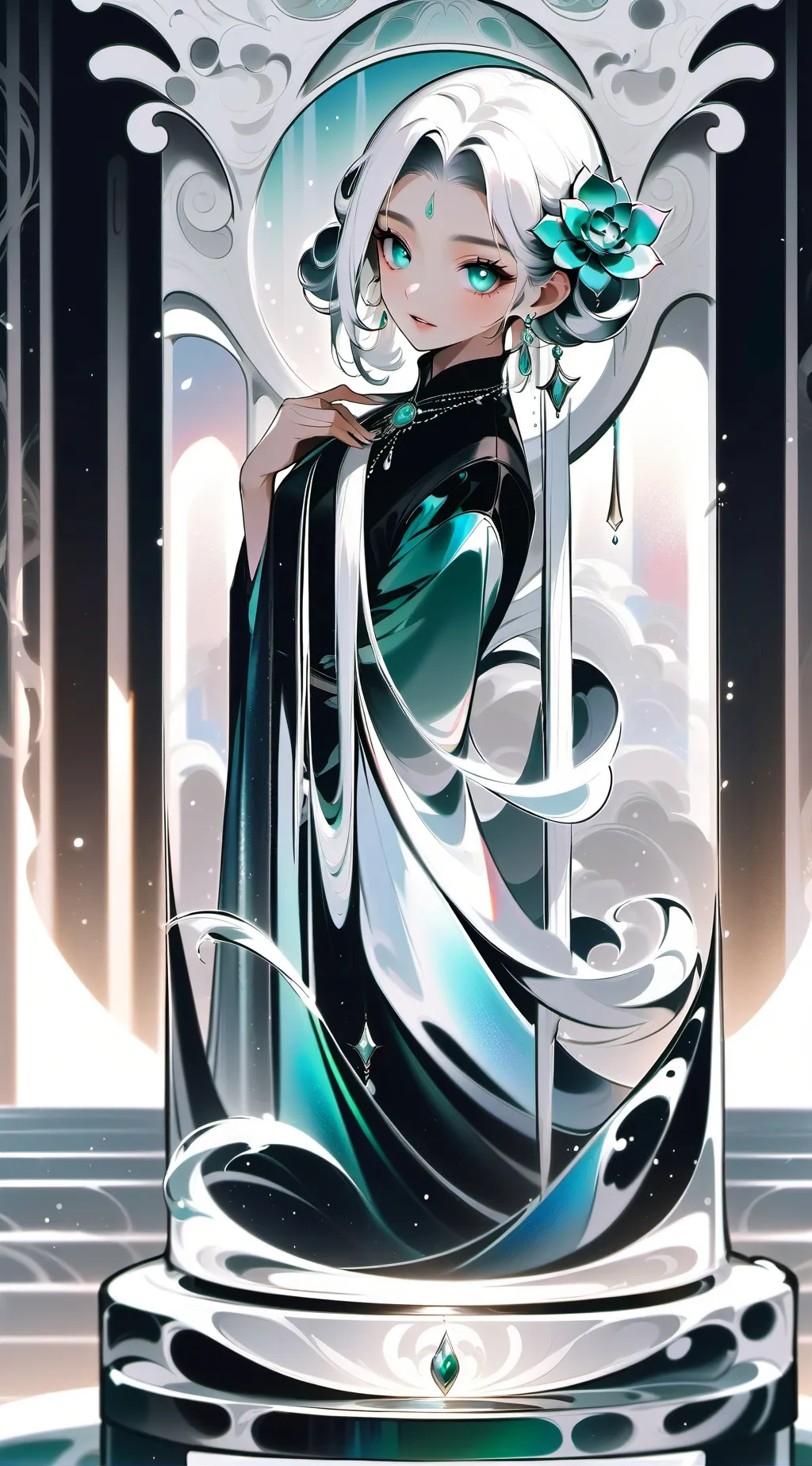 ai character: el collar... background