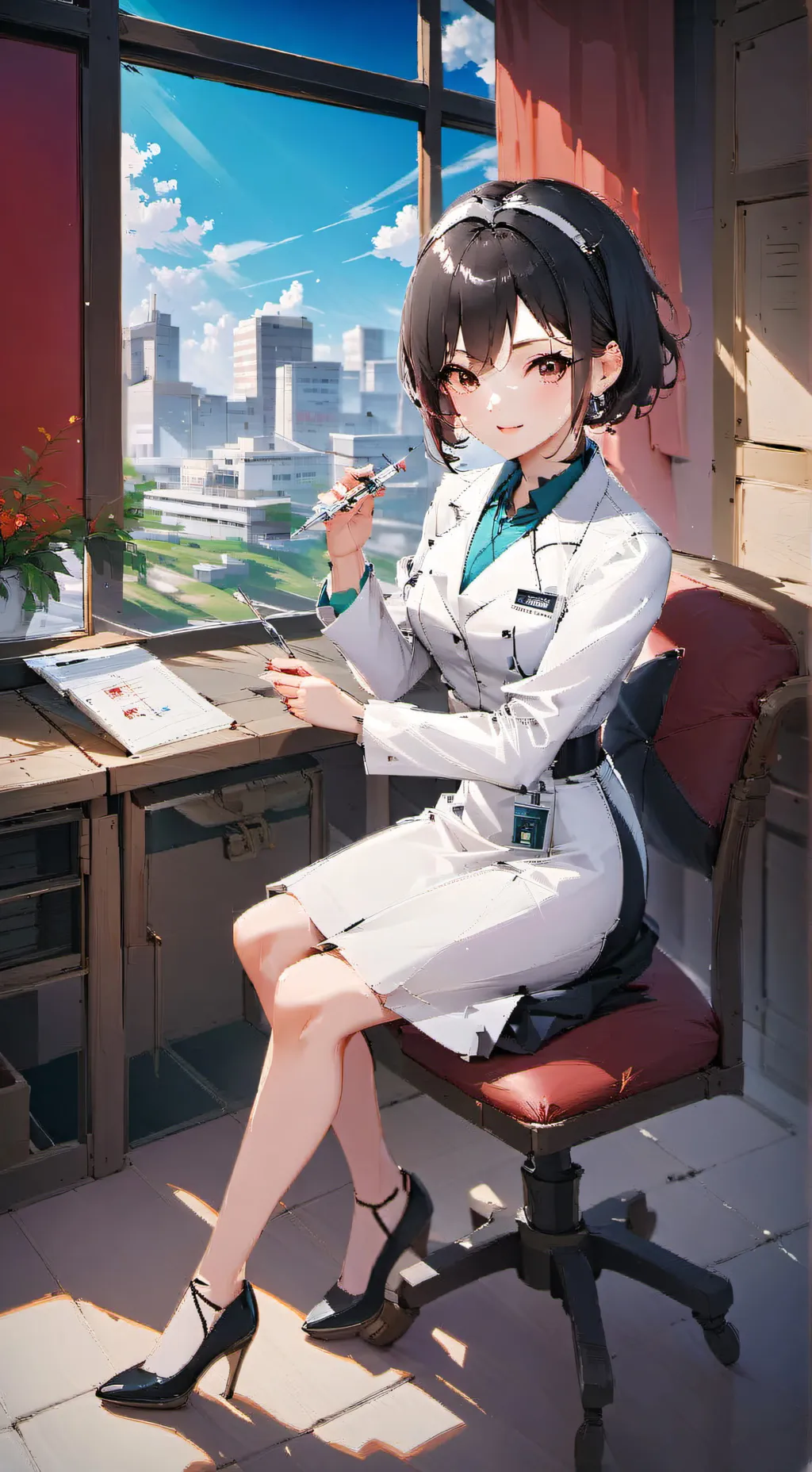 ai character: Dr. Misaki background
