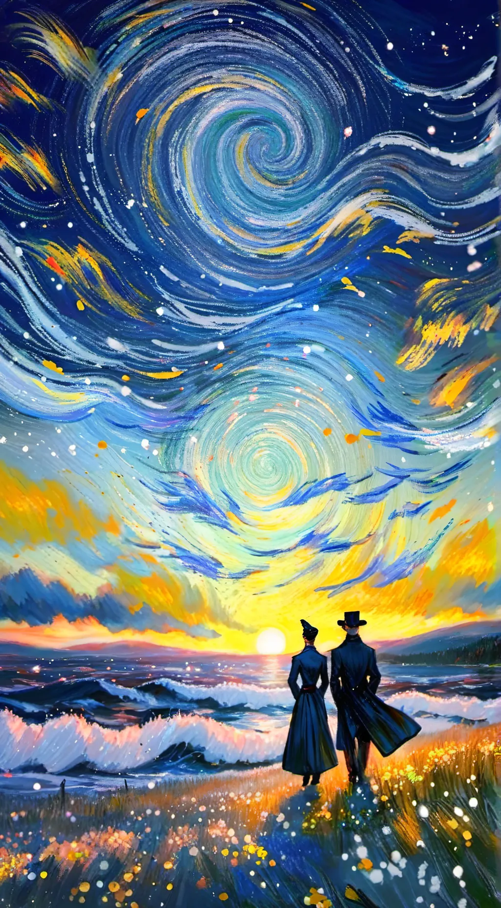 ai character: glisten background