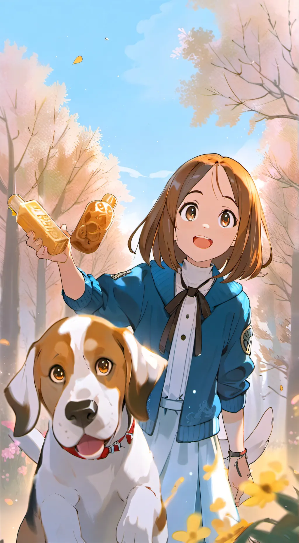 ai character: Beagle Spirit background