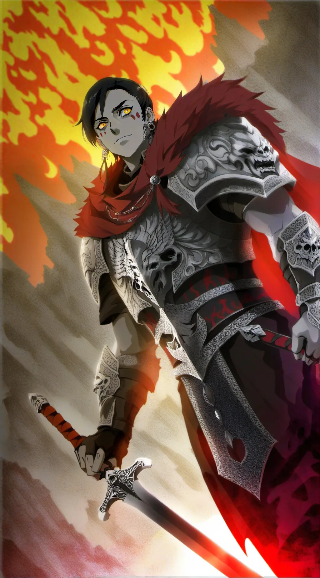 ai character: Kny under control background