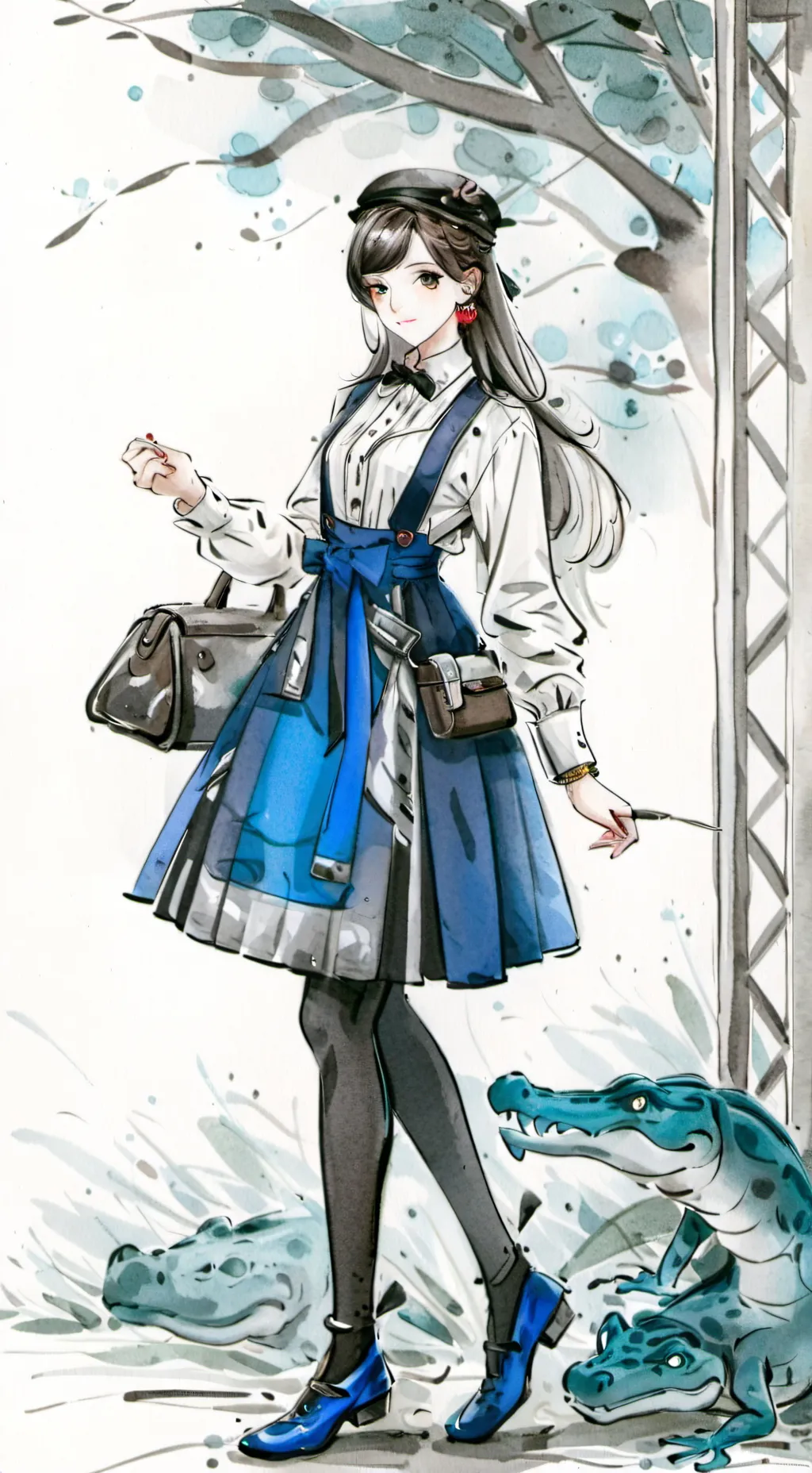 ai character: laura background