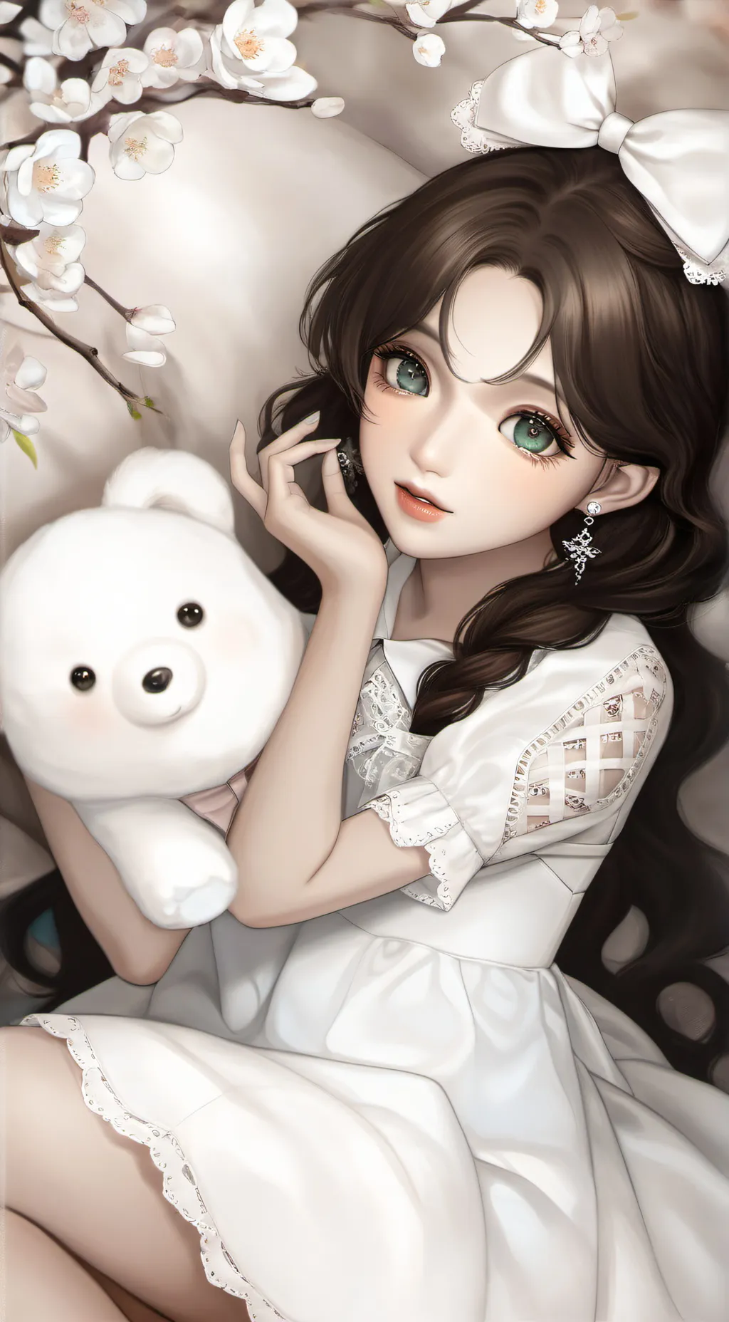 ai character: cutie pie background