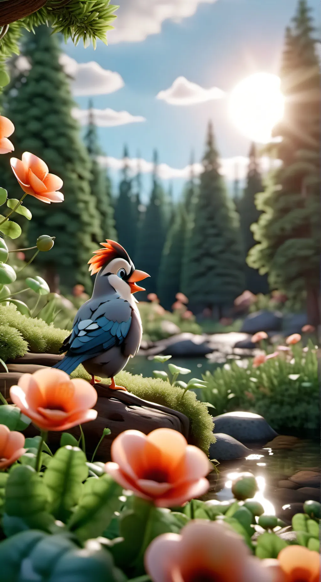 ai character: Mains vc dw background