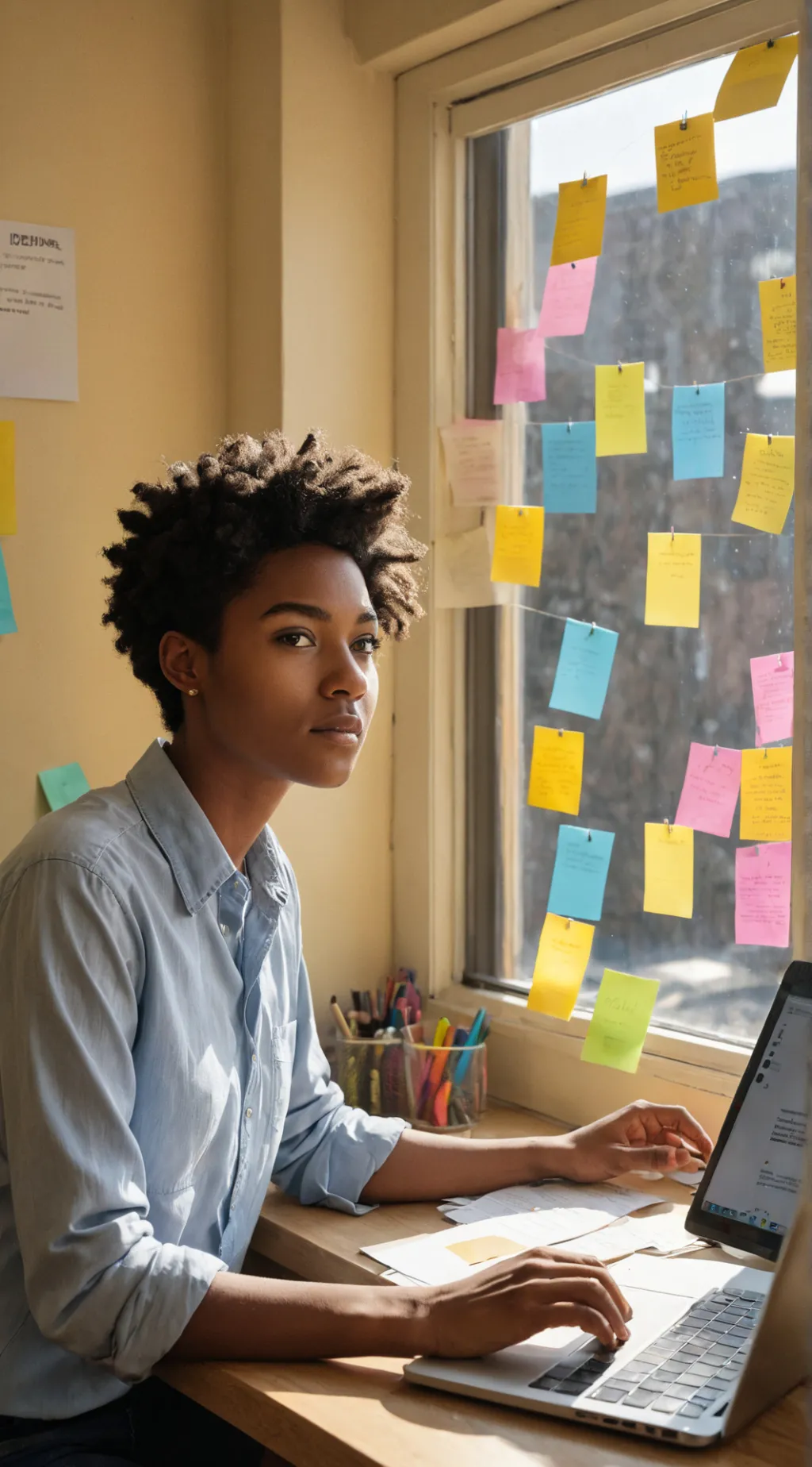 ai character: Empire of Employment background