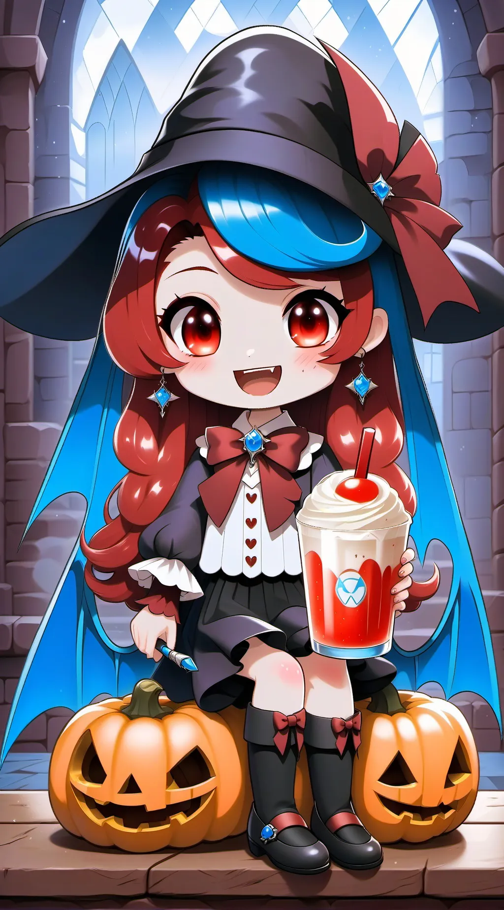 ai character: vampire hero background