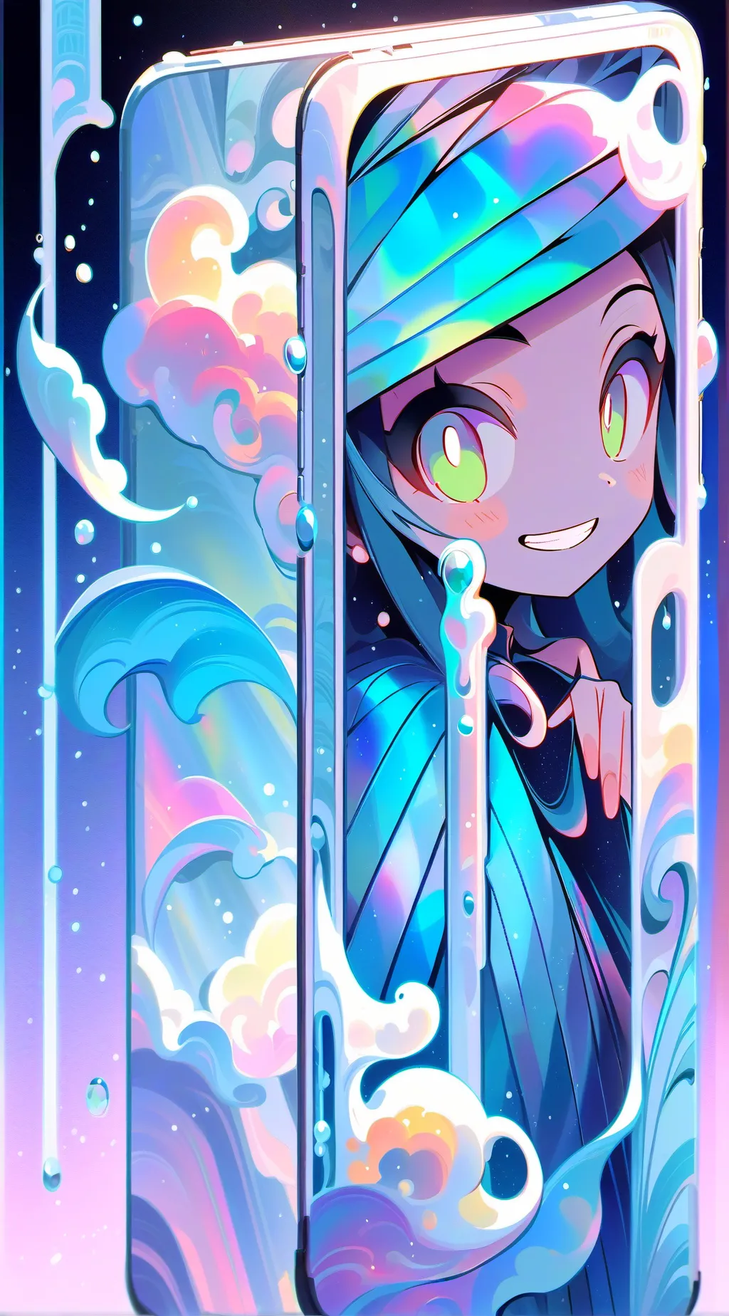 ai character: dandy and astro background