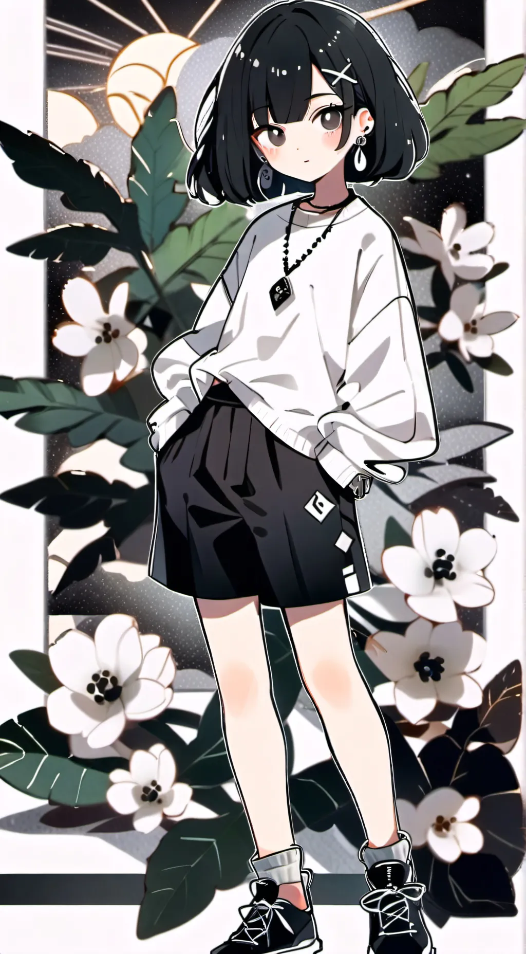 ai character: Maki background