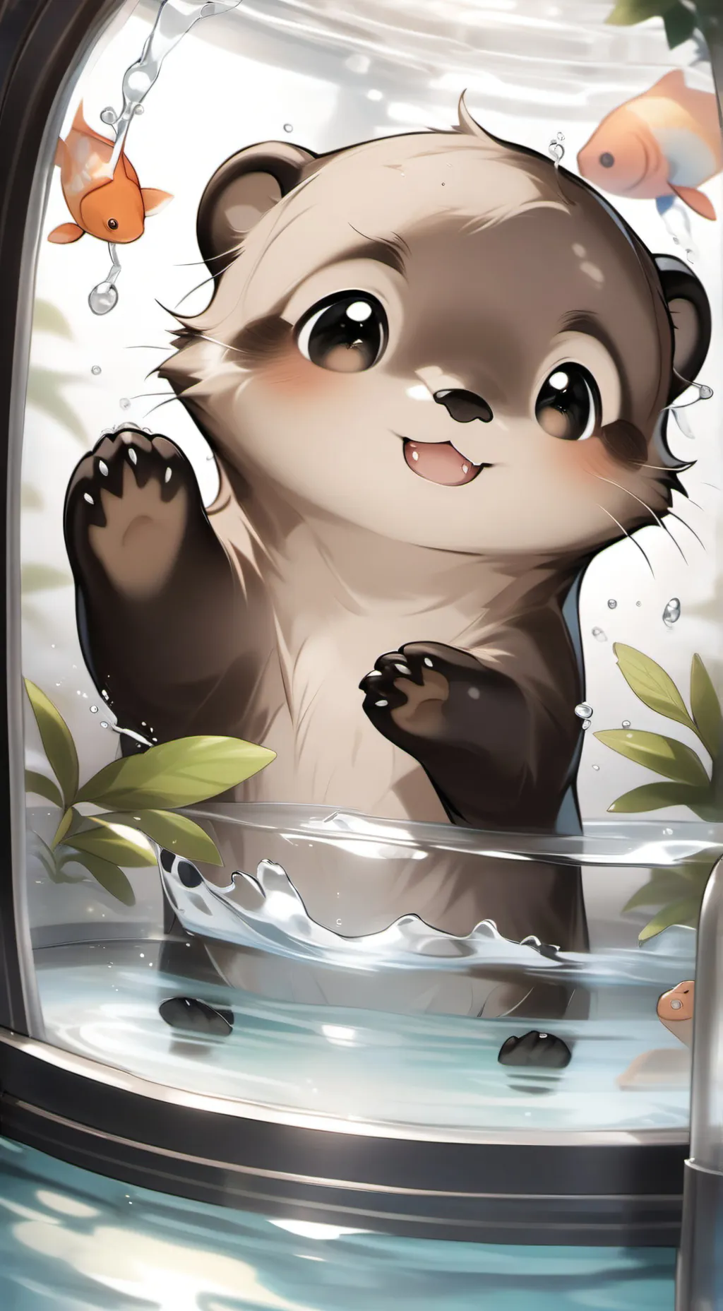 ai character: Crystal background