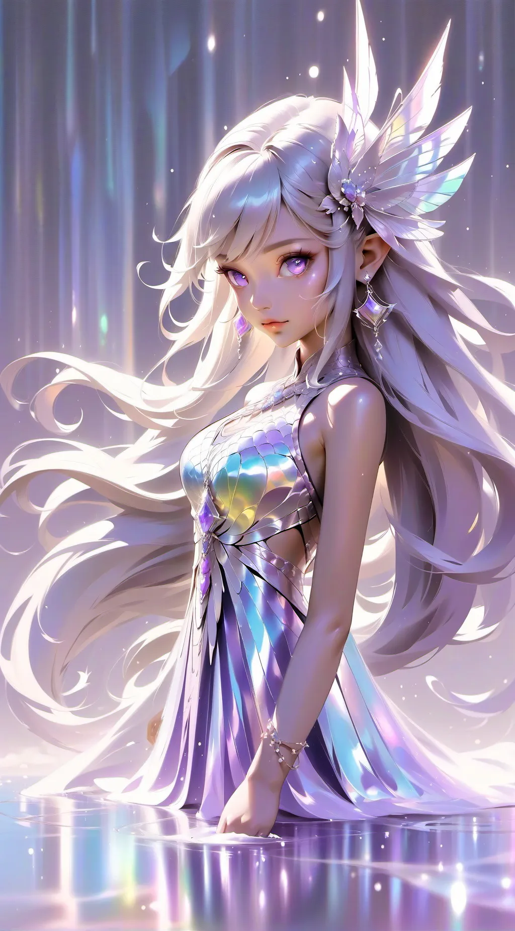 ai character: Lilly background