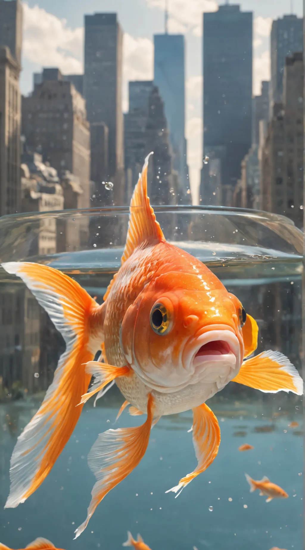 ai character: Goldy background