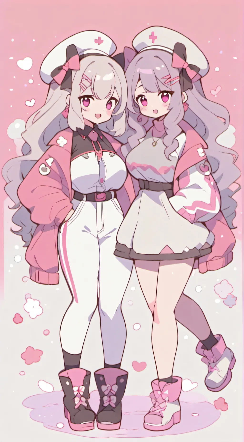 ai character: Twins Mika&Mira background