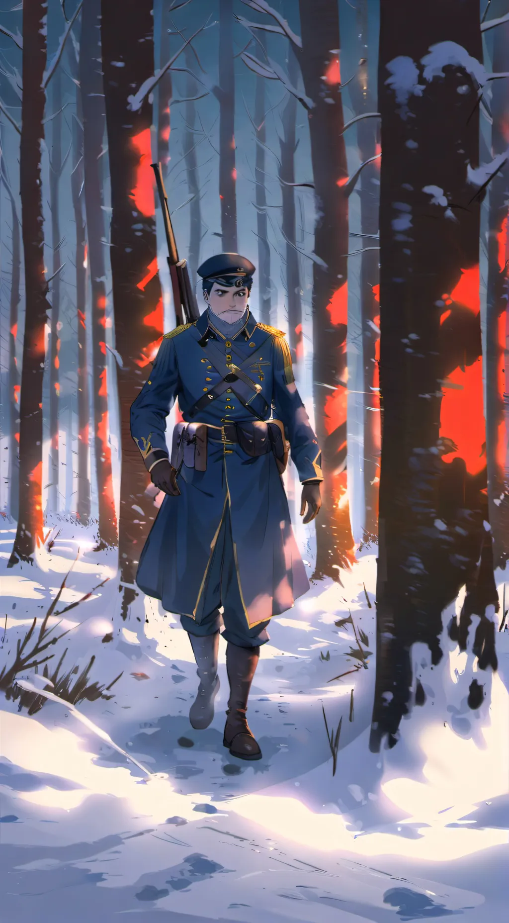 ai character: soldado francés background