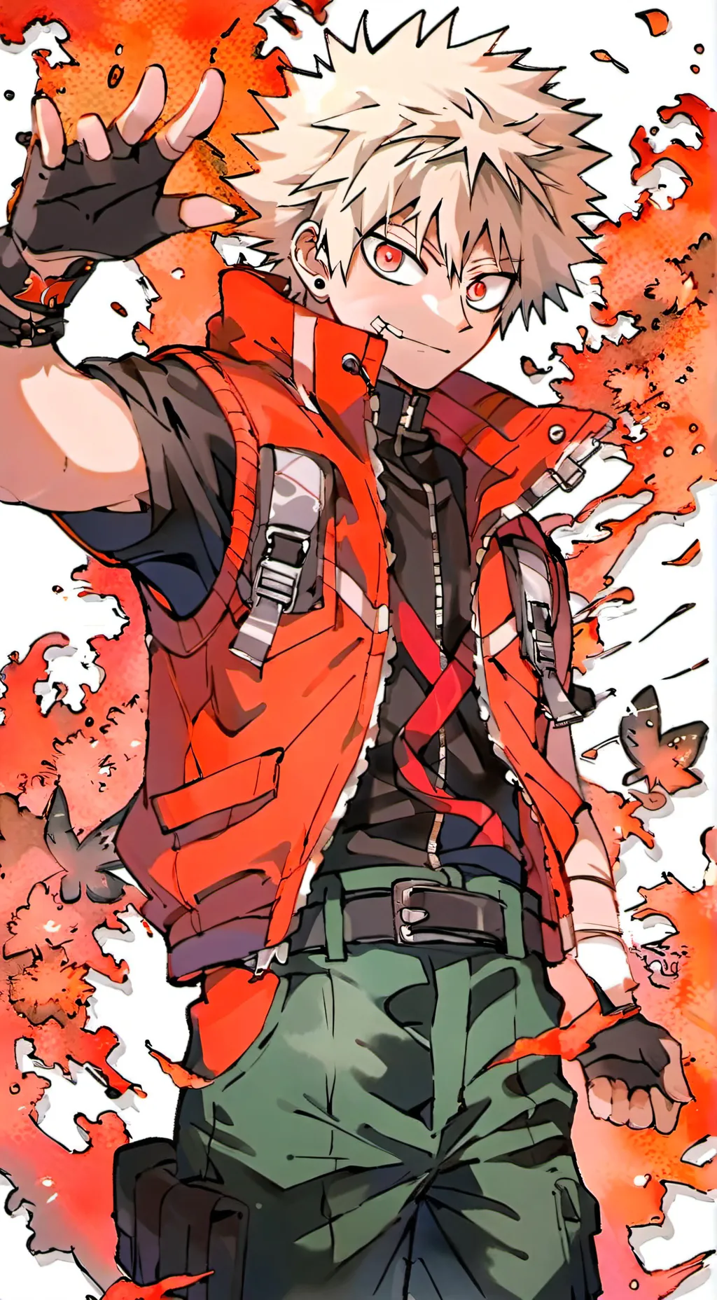 ai character: 💥Katsuki Bakugo💥 background