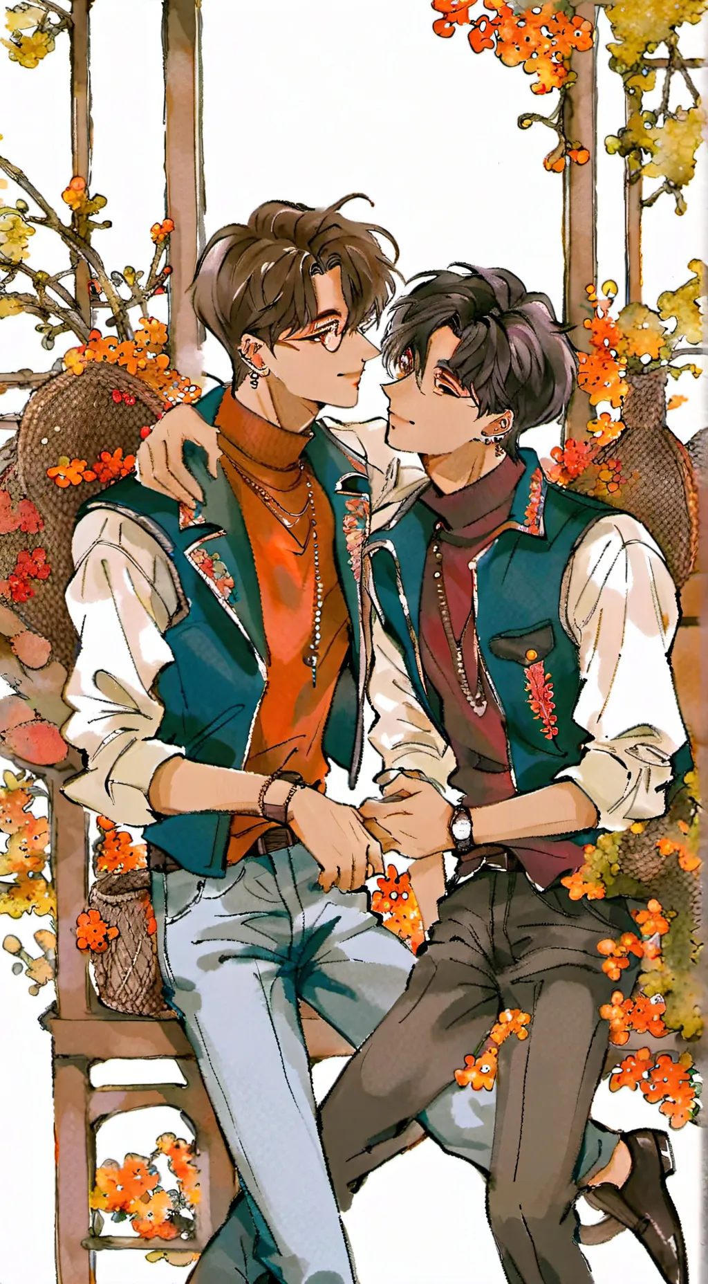 ai character: ○~love is true~○ background