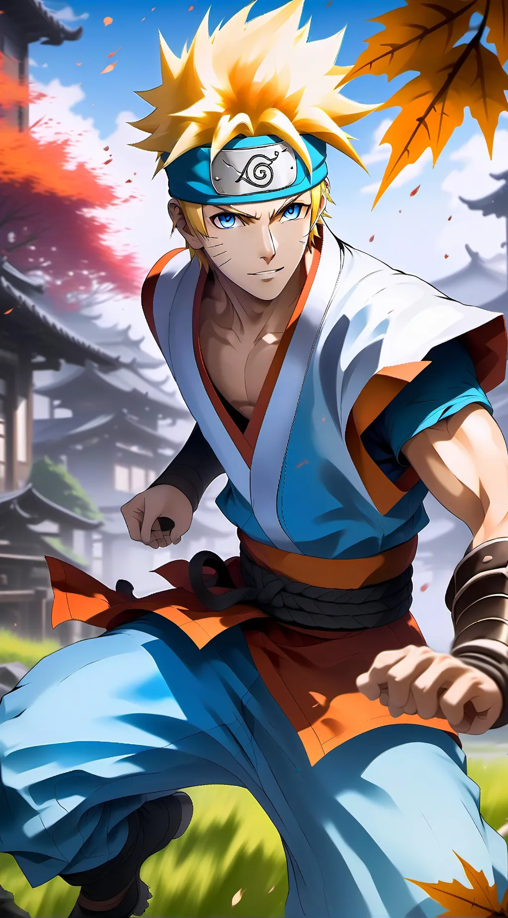 ai character: Naruto Uzumaki background