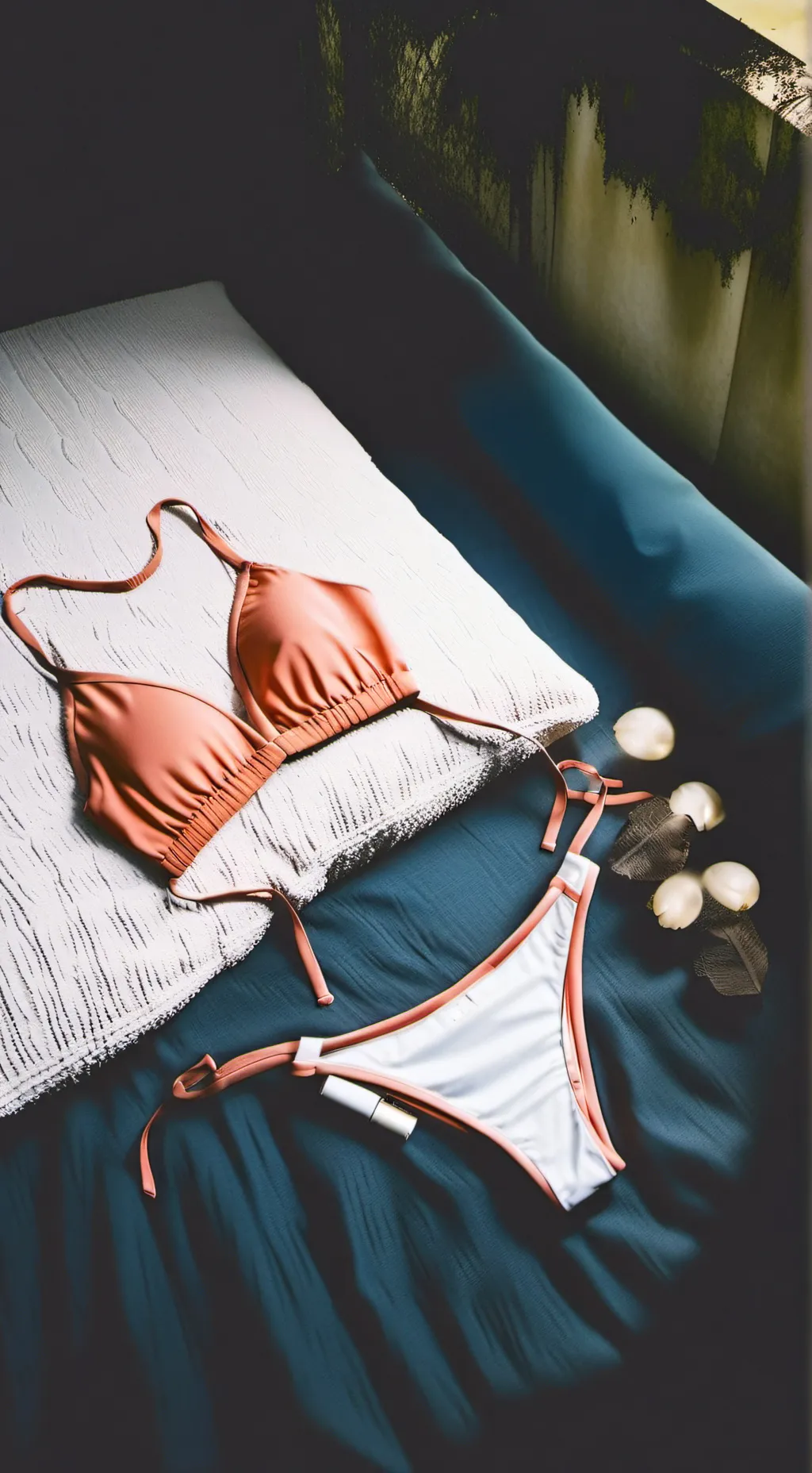 ai character: bikini suit  background