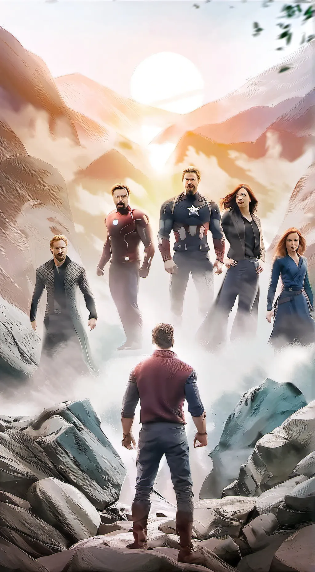 ai character: avengers 11 background