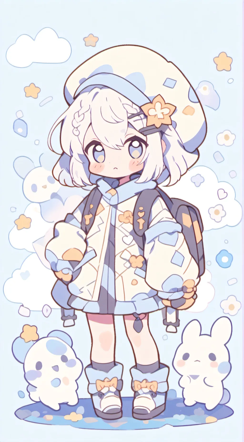 ai character:  katie background